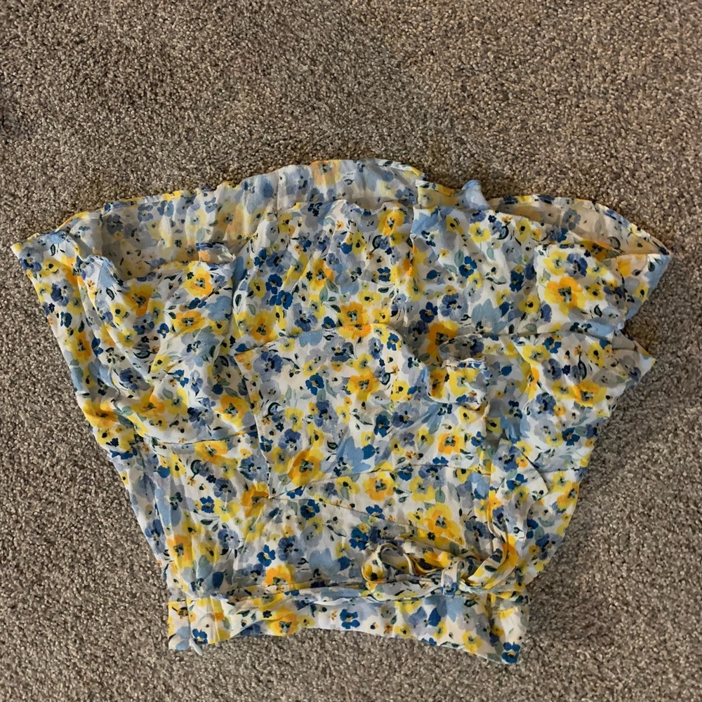 Forever 21 floral skirt